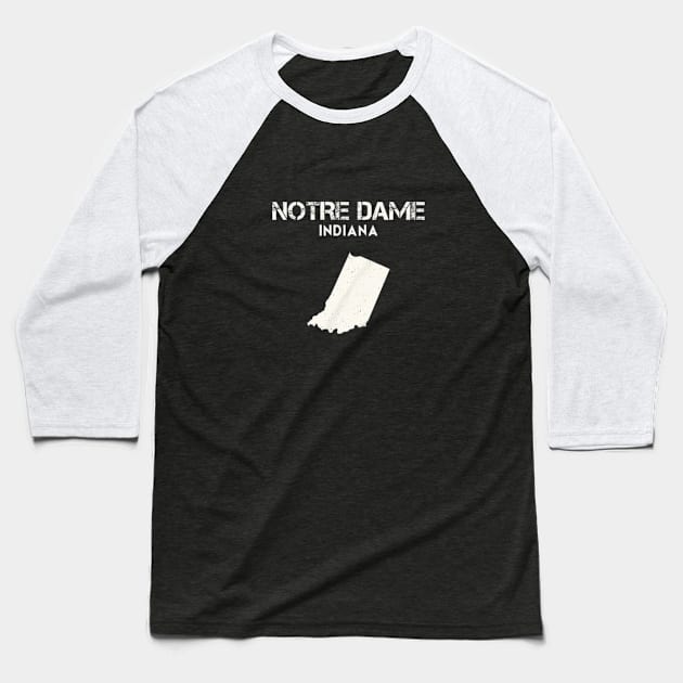 Notre Dame Indiana Retro Baseball T-Shirt by DarkStile